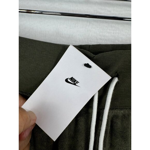 Nike Velour high rise Wide Leg Trousers in Olive Y2K 90s sz 2XL - Picture 5 of 14